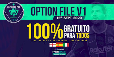 PES 2021 PS4 Option File EditemosPES V1