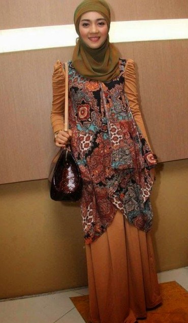 Baju Batik Modern Wanita Muslimah Terbaru  Model Baju 