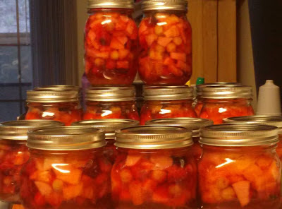 Canning fruit