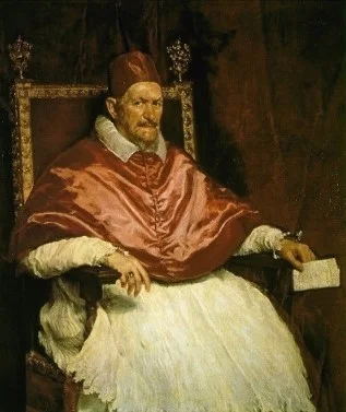 The Pope of Innocentius X In the Vatican Painging By Diego Velazquez 1650