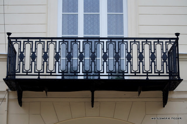 balkon Warszawa Warsaw kamienica Józefa Frageta 1830 Śródmieście architektura