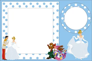 Cinderella Birthday Party: Free Printable Invitations, Labels or Cards.