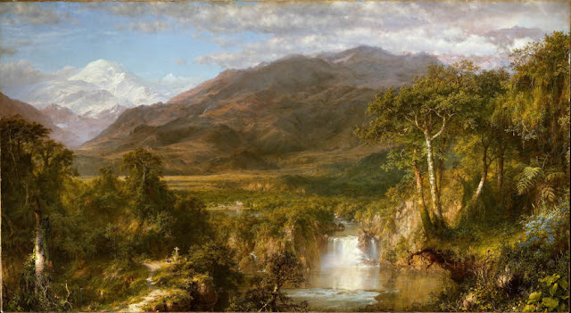 Frederic Church,The Heart of the Andes,painting