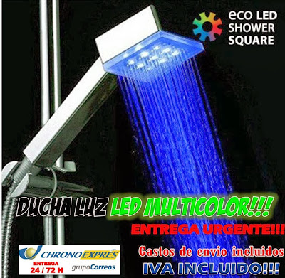 ducha LED multicolor