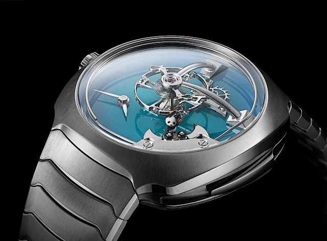 H. Moser X MB&F Streamliner Pandamonium for Only Watch 2023