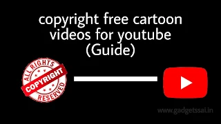 copyright free cartoon videos for youtube