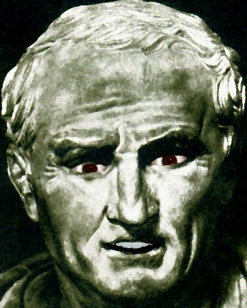 Porträt von Cicero / Cicero mit überraschtem Gesichtsausdruck