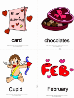 beautiful flashcard on valentine