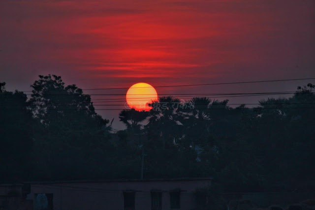 an evening in an indian village