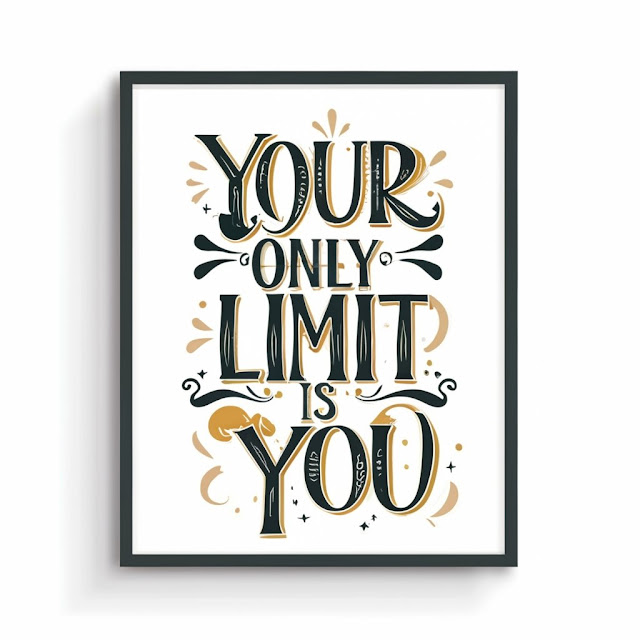 Your only limit is you.