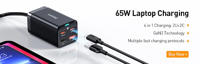 Baseus 65W GaN3 Pro Price & Review in Pakistan - Quick Charging Power strip for Smartphone and Laptops