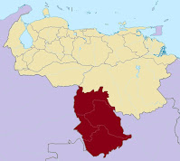 Административная карта Венесуэлы: Амазонас