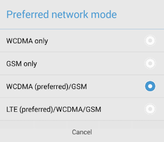 Cara Merubah Mode Kartu GSM Ke Mode 2G, 3G dan 4G di Hp Android dan iPhone