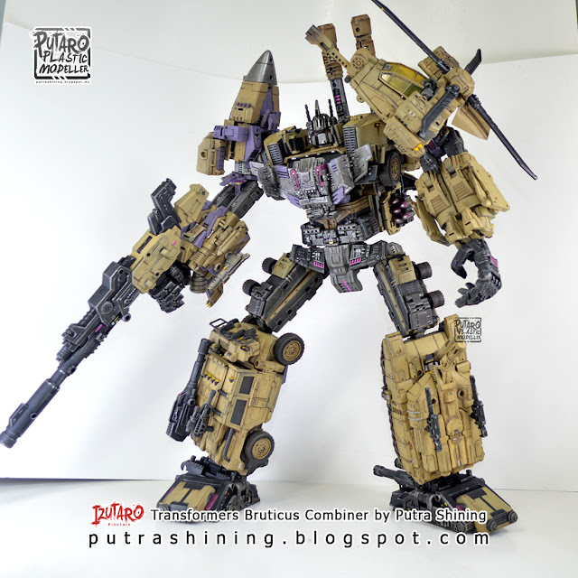 Toy Custom Paint: Transformers Bruticus Combiner by Putra Shining