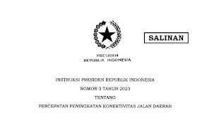 Presiden Jokowi Terbitkan Inpres Percepatan Peningkatan Konektivitas Jalan Daerah