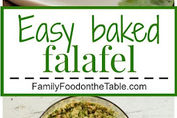 EASY BAKED FALAFEL AND TAHINI SAUCE