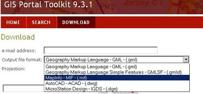 ArcGIS 9.3.1 Download data no shapefile?