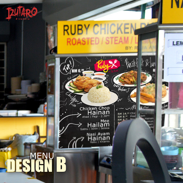 Ruby by Raja Anwar Logo, Menu, Business Card Design and Food Photography design by Izutaro.