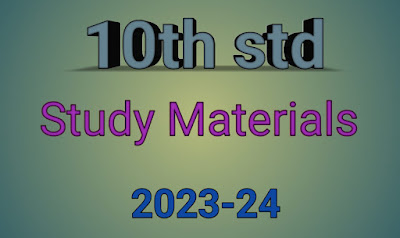 10th std Maths Slow Learner Study Guide(Two Mark,Five Marks)-2023