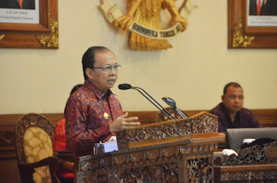 Gubernur Paparkan Tiiga Ranperda di Eidang Paripurna DPRD Provinsi Bali