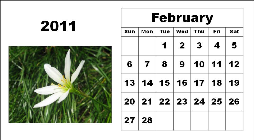 2011 calendar february. 2011 calendar february.