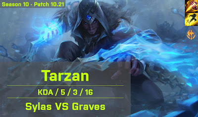 Tarzan Sylas JG vs Graves - KR 10.21