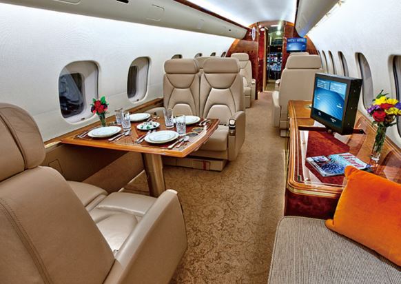 Bombardier Global 5000 cabin