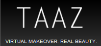 banner do site tazz para testar maquiagem online
