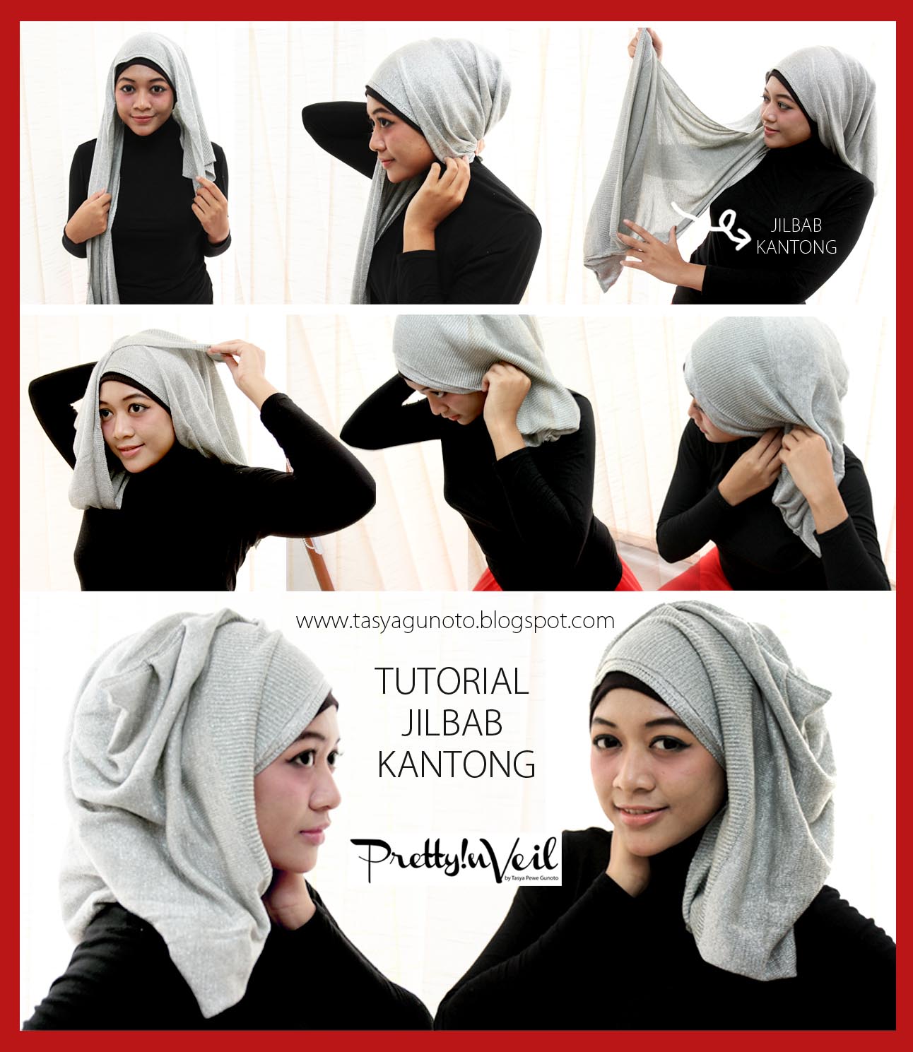 Tutorial Hijab Pesta Hijaber
