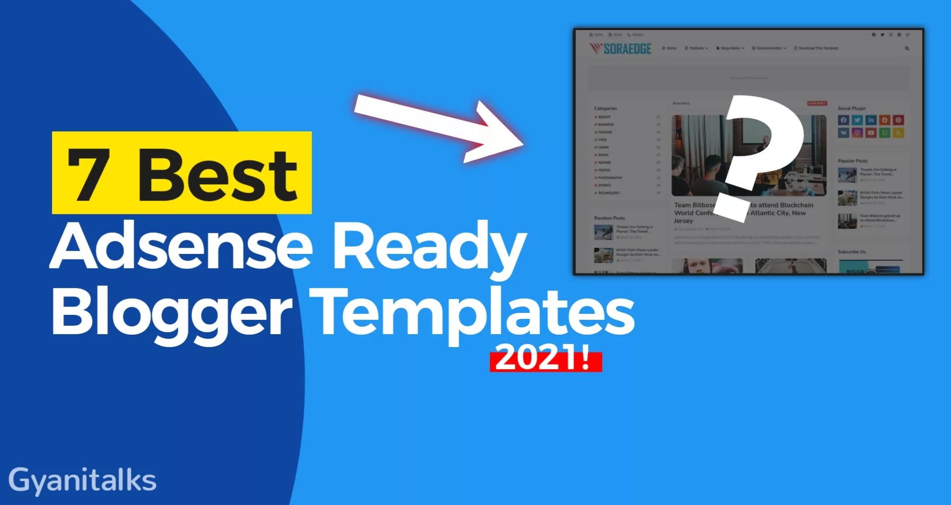 Adsense ready blogger templates