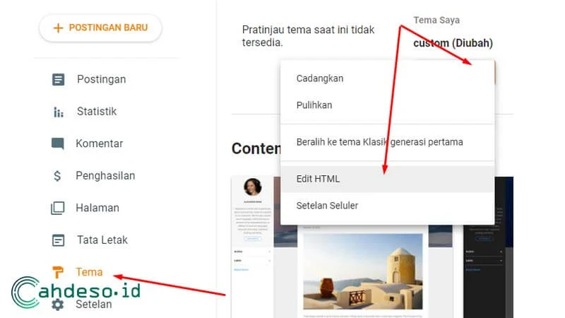 Cara Redirect Blogspot ke Website Lain