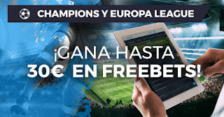 Paston promo Champions y Europa League 10-12 diciembre 2019