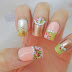 Victorian Water Decal False Nails C6-002