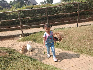 Charissa suci slavina liburan ke The Ranch Puncak Bogor