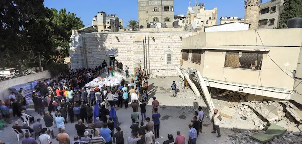 ΚΚΕ: Καταδικάζουμε το νέο έγκλημα του Ισραήλ που βομβάρδισε τη Μονή του Αγίου Πορφυρίου στη Γάζα