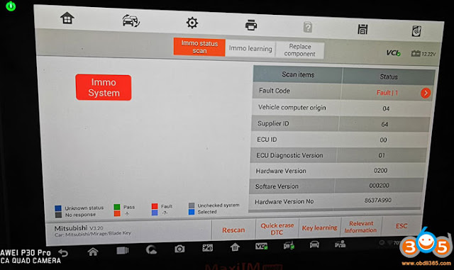 Mitsubishi MIRAGE G4 engine not start 1