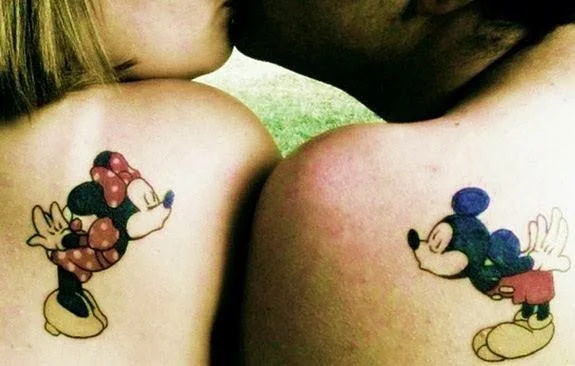 Tatuajes de Mickey y Minnie Mouse (