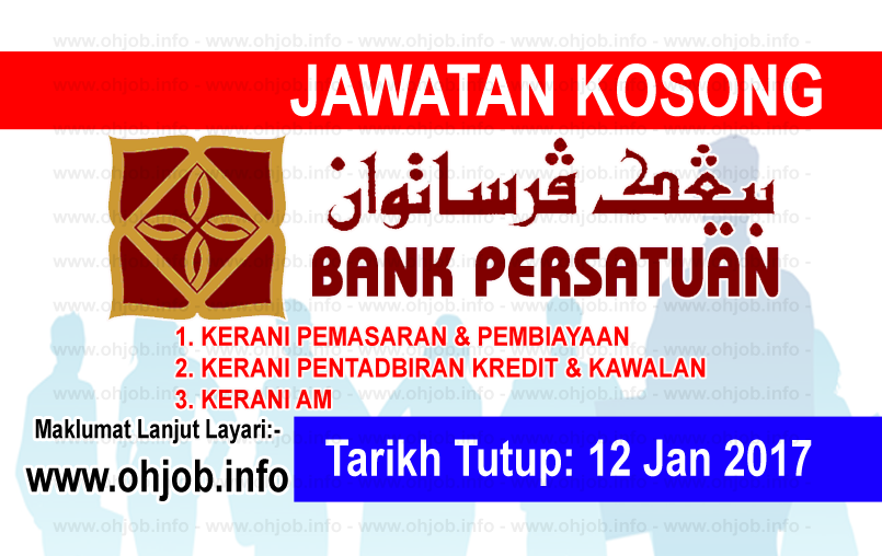 Jawatan Kosong Koperasi Bank Persatuan Malaysia Berhad (12 