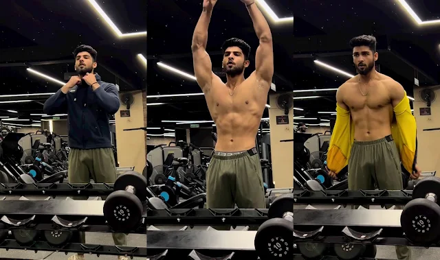 Underwear Bulge in Sweatpants
