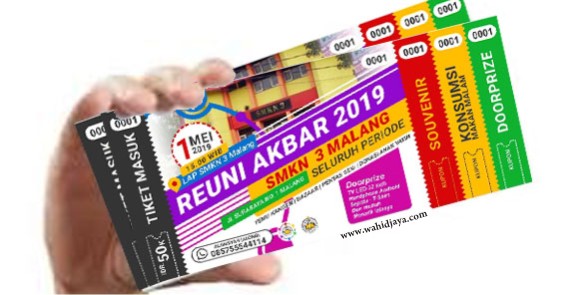 cetak tiket event