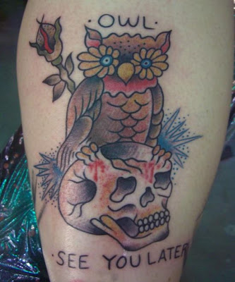 Undoubtedly, we have come across a lot of skull and owl tattoos and nearly 