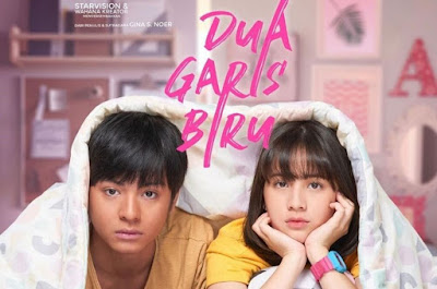 Dua Garis Biru, Poster Filem Dua Garis Biru, Filem Indonesia Dua Garis Biru, Movie Review, Indonesian Movie Dua Garis Biru, Review Filem Indonesia Dua Garis Biru, Sinopsis Filem Dua Garis Biru, Senarai Pelakon Filem Dua Garis Biru, Angga Aldi Yunanda, Adhisty Zara (Zara JKT48), Cut Mini Theo, Dwi Sasono, Lulu Tobing, Arswendy Nasution, Rachel Amanda, Maisha Kanna, Shakira Jasmine, Ligwina Hananto,