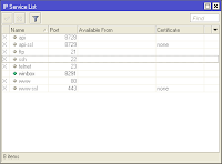 Mikrotik Port Fowarding