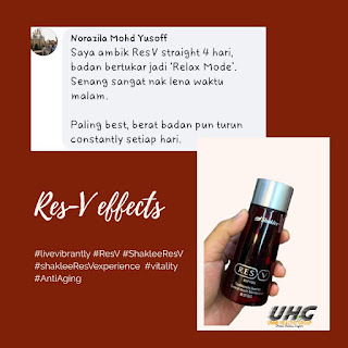 Manfaat Kebaikan Testimoni ResV Shaklee Vivix Kapsul