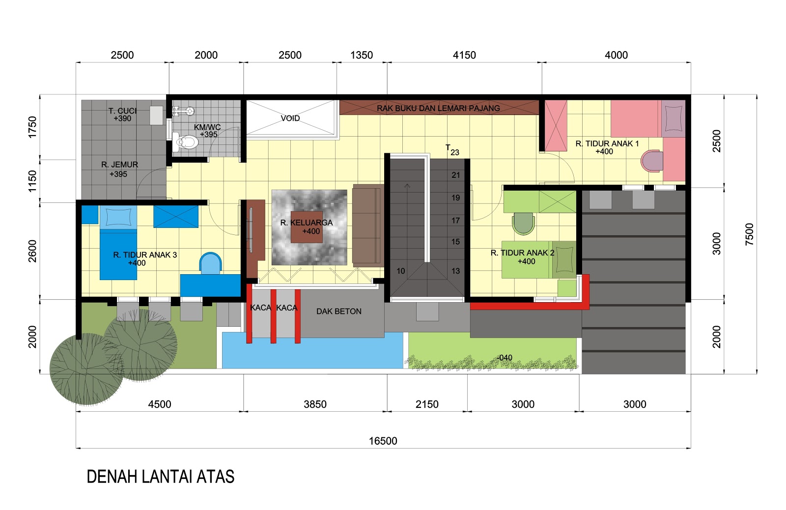 Denah NEW DENAH RUMAH UKURAN 8 KALI 7