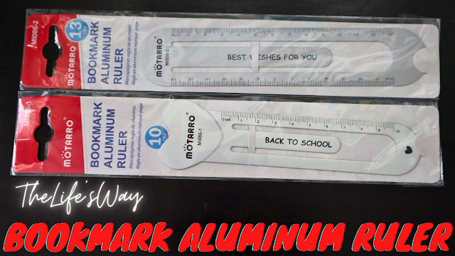 Stationery Review 21: Bookmark Aluminum Ruler (10cm & 13 cm) for ZAR 14 each
