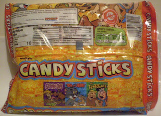 Back of Toon Trio Candy Sticks bag