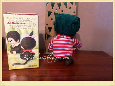 kiki monchhichi monchichi reproduction boite neuf in box original gavroche lance pierre