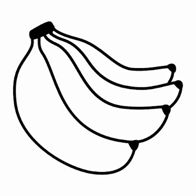 Desenhos de banana