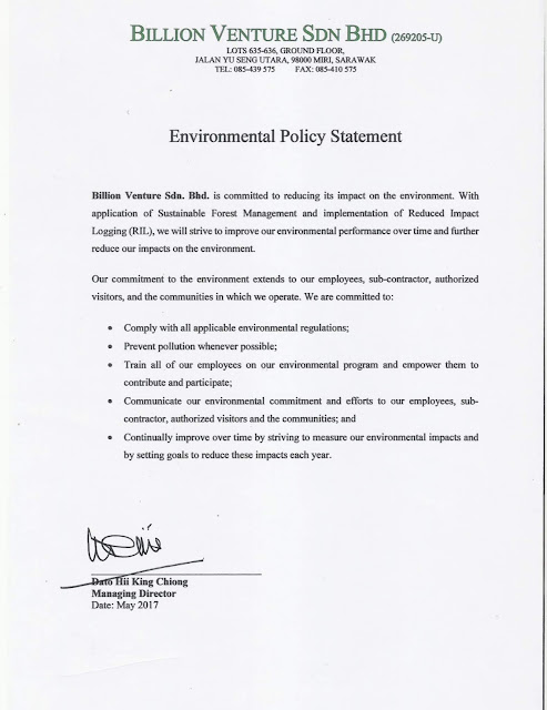 Environmental Policy Statement